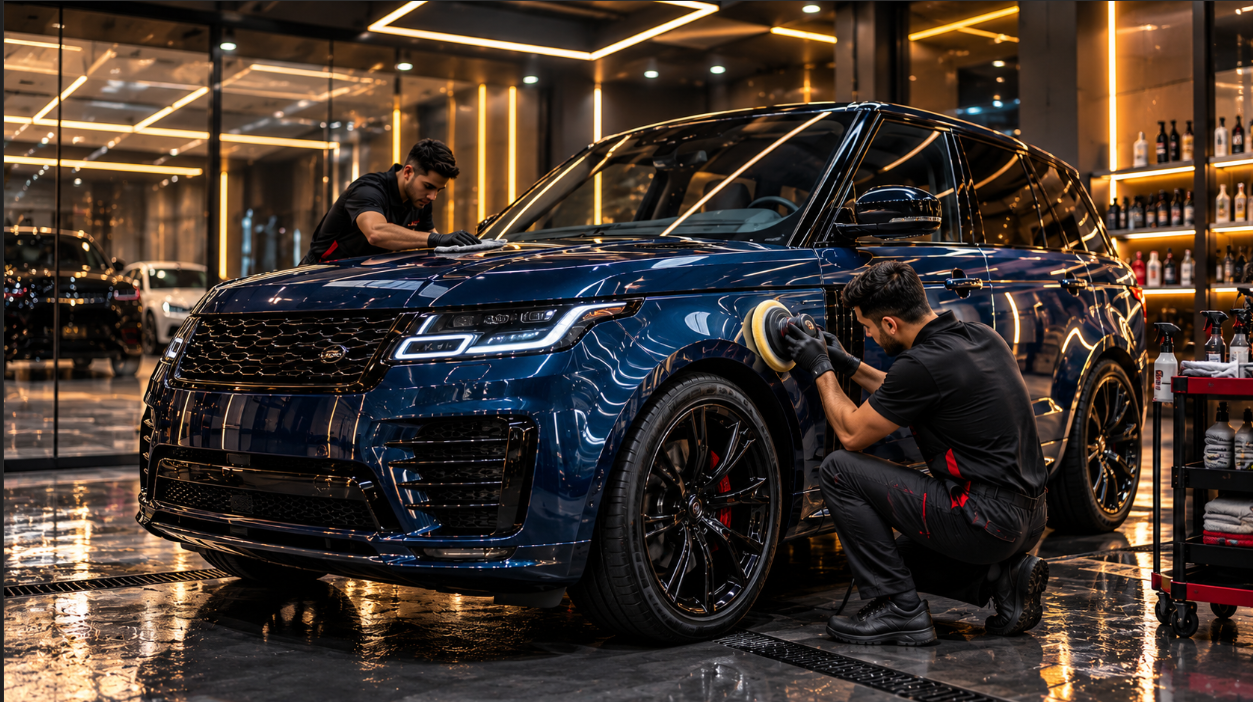 Exterior car detailing