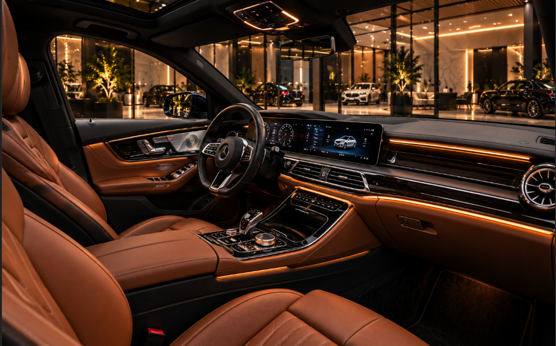 Premium car interior detailing